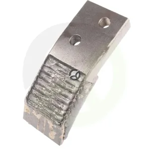 Lemežna špica 230x70x20mm, kaljena, ravna, 2 luknji, primerna za Kuhn - Kramp K18000470CN