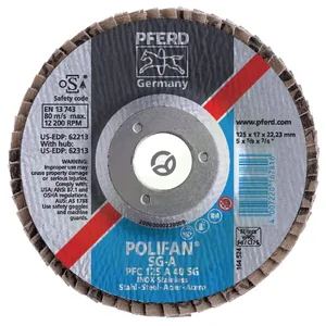 Lamelni brusni kolut 178mm K60 - Pferd K17860