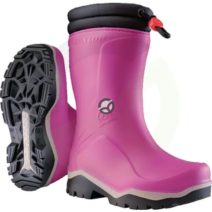 Otroški škornji roza-črni - Wellingtons Blizzard Dunlop