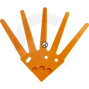 Disk prstnega okopalnika 1/4, MINi-MAXI 540mm oranžen, mehak - KFH212