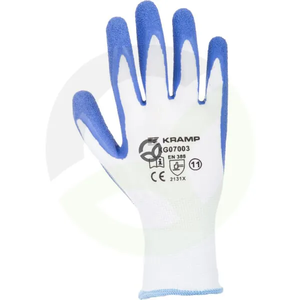Delovne rokavice bele poliester - Protect by Kramp
