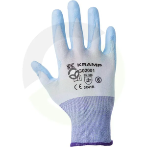 Delovne rokavice modre - polikor - 26/27 cm dolge - Protect by Kramp