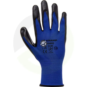 Delovne rokavice modre najlonske - 25 cm - Protect by Kramp