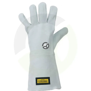 Delovne rokavice sivo usnje - Protect by Kramp