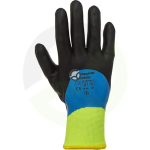 Delovne rokavice črne poliester/akril 25 cm dolge - Protect by Kramp