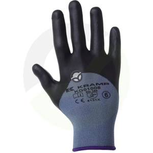 Delovne rokavice modre najlonske - 21,5-25,5 cm - Protect by Kramp