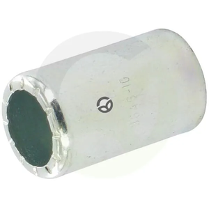 Votli priključek za klimatsko cev - Ø20x35mm DN15.5 - jeklo / pocinkano / belo pasivirano KL070706