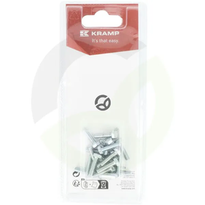 Vijak M4 x 16mm - 8.8 (20) - Kramp Blister KR933416P20B