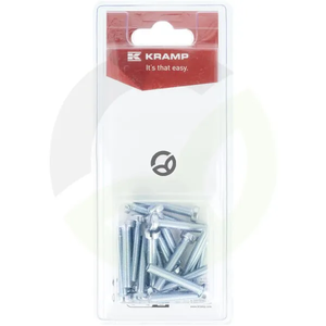 Vijak z ravno zarezo - M5 x 30mm (20) - Kramp Blister KR84530P20B