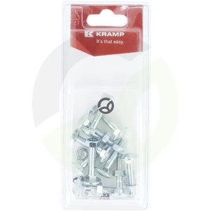 Matica in vijak - M6 x 30mm, 4.6 (10) - Kramp Blister KR603630P10B