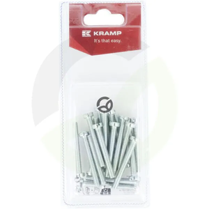 Vijak z ravno zarezo - M5 x 40mm (20) - Kramp Blister KR84540P20B