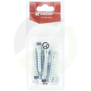 Vijak za les - M10 x 50mm (6) - Kramp Blister KR5711050P06B