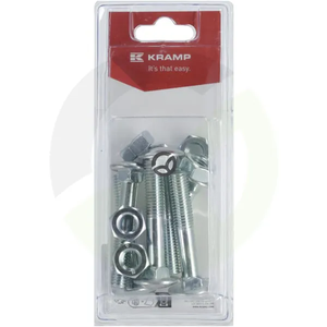 Matica in vijak - M10 x 60mm, 4.6 (6) - Kramp Blister KR6031060P06B