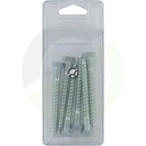 Vijak za les - M8 x 80mm (6) - Kramp Blister KR571880P06B