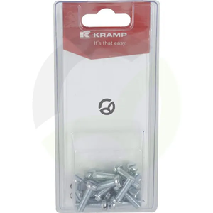 Vijak z ravno zarezo - M5 x 20mm (20) - Kramp Blister KR84520P20B