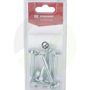 Matica in vijak - M8 x 50mm, 4.6 (6) - Kramp Blister KR603850P06B