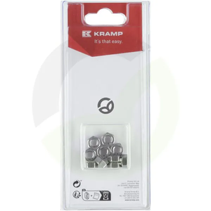 Matica - inox M6 x 1.0 (10) - Kramp Blister KR9346RVSP10B