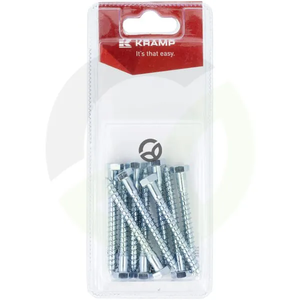 Vijak za les - M6 x 60mm (10) - Kramp Blister KR571660P10B