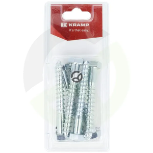 Vijak za les - M10 x 80mm (6) - Kramp Blister KR5711080P06B