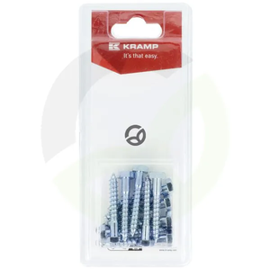 Vijak za les - M6 x 40mm (10) - Kramp Blister KR571640P10B