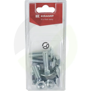 Matica in vijak - M10 x 40mm, 4.6 (6) - Kramp Blister KR6031040P06B