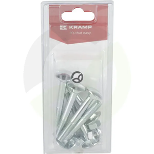 Matica in vijak - M8 x 60mm, 4.6 (6) - Kramp Blister KR603860P06B
