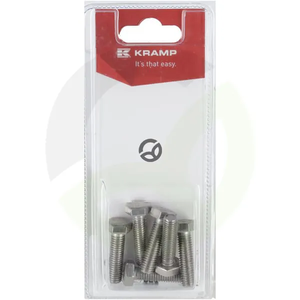 Vijak iz nerjavečega jekla M8 x 30 mm - A2 (6) - Kramp Blister KR933830RVSP06B