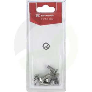 Vijak iz nerjavečega jekla M6 x 16mm - A2 (10) - Kramp Blister KR933616RVSP10B