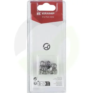 Samozaporna matica - inox M6 x 1.0 (10) - Kramp Blister KR9856RVSP10B