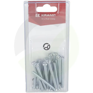 Vijak z ravno zarezo - M5 x 50mm (20) - Kramp Blister KR84550P20B