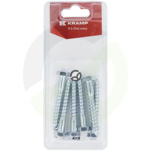 Vijak za les - M8 x 60mm (6) - Kramp Blister KR571860P06B