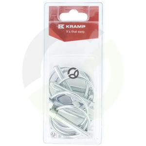 Set varovalnih zatičev 7mm x 43mm (6) - Kramp Blister KRLP7KRP06B