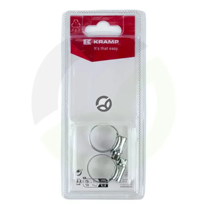 Objemka za cev 12 mm - 22 mm (2) - Kramp Blister KRHC1222P02B