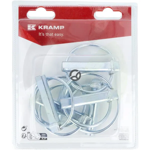 Set varovalnih zatičev 12mm x 55mm (6) - Kramp Blister KRLP12P06B