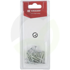 Vijak za iverno ploščo - 4 x 30mm (20) - Kramp Blister KRSPS430P20B