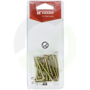 Vijak za iverno ploščo - 4 x 45mm (20) - Kramp Blister KRSPS445P20B