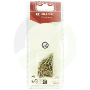 Vijak za iverno ploščo - 3.5 x 25mm (20) - Kramp Blister KRSPS3525P20B