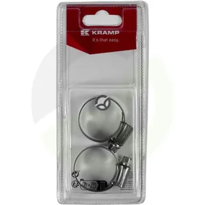 Objemka za cev iz nerjavečega jekla 22 mm - 32 mm (2) - Kramp Blister KRRVS2232P02B