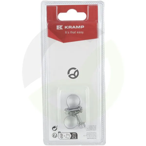 Objemka za cev 12 mm - 13 mm (2) - Kramp Blister KRSMSM13P02B