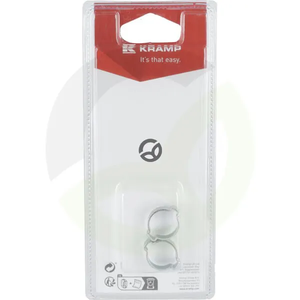Ušesna objemka za cev 13 - 15 mm (2) - Kramp Blister KROOR1315P02B