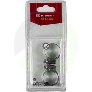 Objemka za cev iz nerjavečega jekla 15 mm - 24 mm (2) - Kramp Blister KRRVS1524P02B