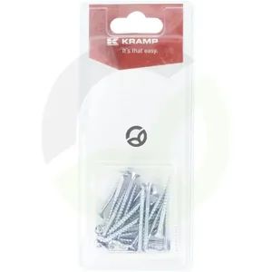Vijak za iverno ploščo - 4 x 40mm (20) - Kramp Blister KRSPS440P20B