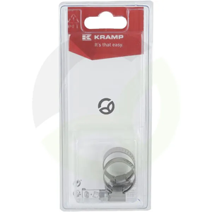 Objemka za cev iz nerjavečega jekla 13 mm - 20 mm (2) - Kramp Blister KRRVS1320P02B