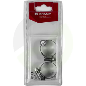 Objemka za cev iz nerjavečega jekla 19 mm - 28 mm (2) - Kramp Blister KRRVS1928P02B