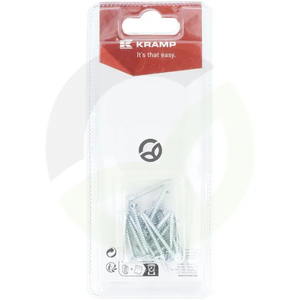 Vijak za iverno ploščo - 3 x 30mm (20) - Kramp Blister KRSPS330P20B