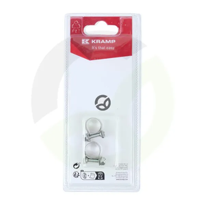 Objemka za cev 11 mm - 13 mm (2) - Kramp Blister KRSMSM12P02B