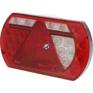 Multifunkcijska zadnja D luč LED - SMART - 12V - 236x140x24.3mm - Bayonet 5-pin - Kramp L26060P5RH5SM