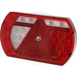 Multifunkcijska zadnja L luč LED - SMART - 12V - 236x140x24.3mm - Bayonet 5-pin - L26060P5LH5SM