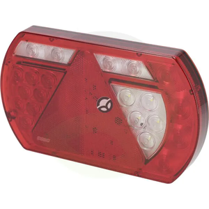 Multifunkcijska zadnja D luč LED - 12V - 236x140x24.3 mm - Bayonet 5-pin - Kramp L26060P5RH1
