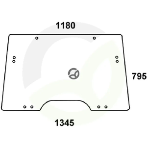 Vetrobransko steklo - odpirajoče - Kramp L171338N
